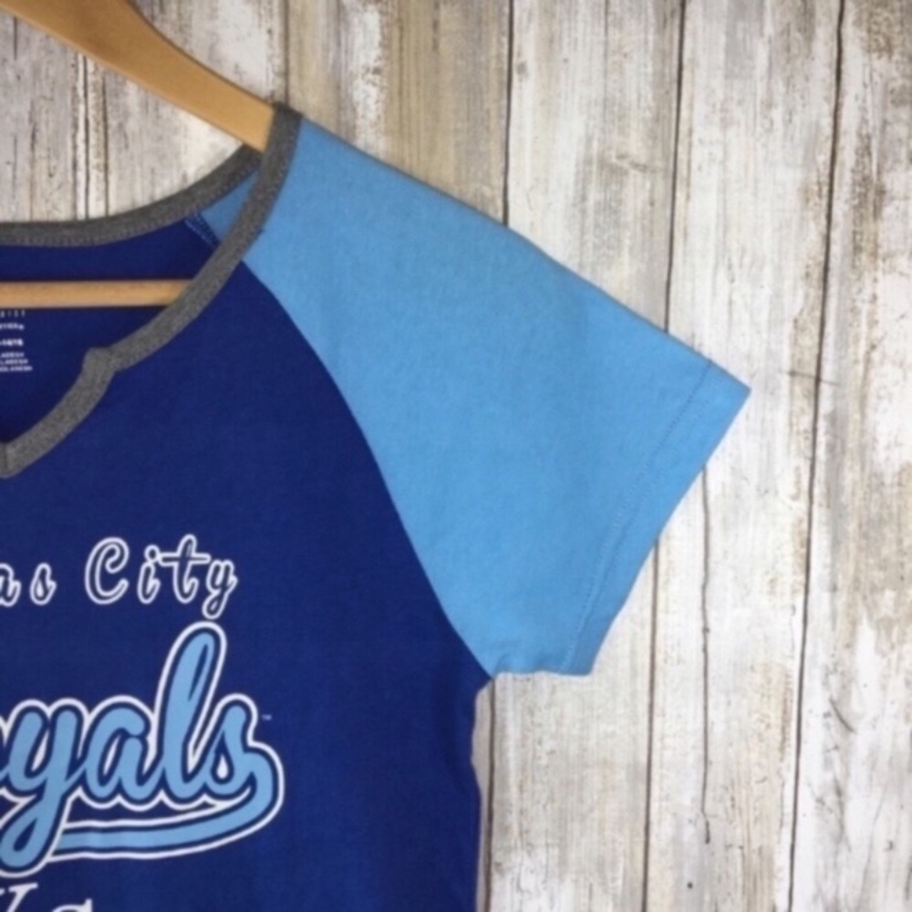 MLB Kids Kansas City Royals Two Tone Tee - Picture 3 of 4